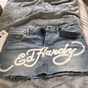 AUTHENTIC Y2K ED HARDY SKIRT